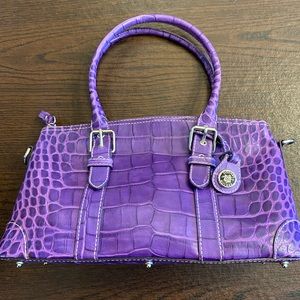 AUTHENTIC DOONEY & BOURKE LEATHER PURPLE BAG